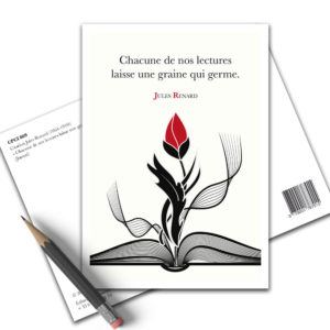 Carte Postale Citation - Jules Renard Lecture CPCI 009