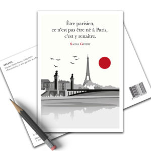 Carte Postale Citation - Sacha guitry Paris CPCI 021