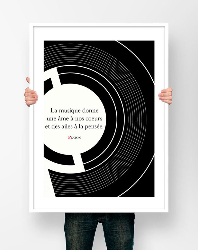 Citation Platon Illustrée Musique Affiche ArtsCitations Citation Platon Illustrée Musique Affiche ArtsCitations