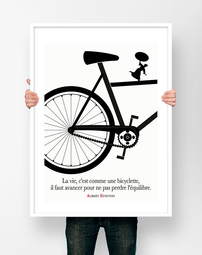 la bicyclette poème