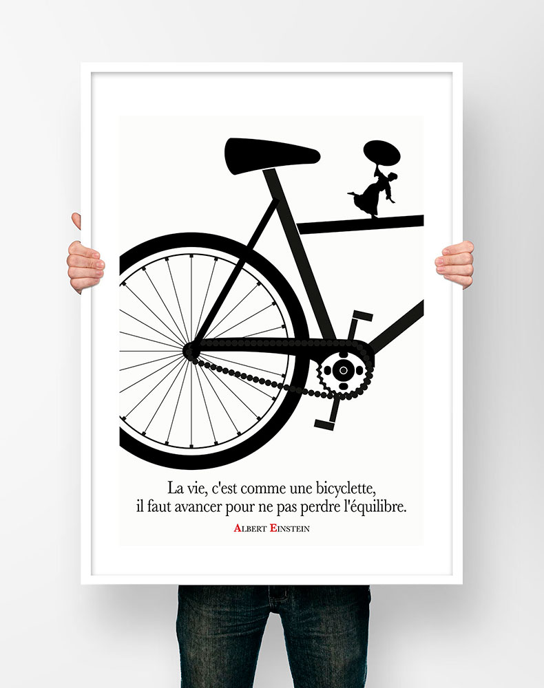 poème sur la bicyclette