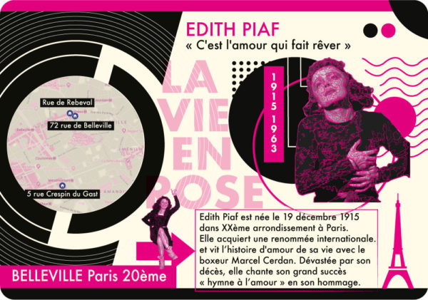 Carte Postale Edith Piaf