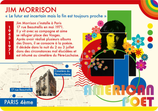 Carte Postale Jim Morrison