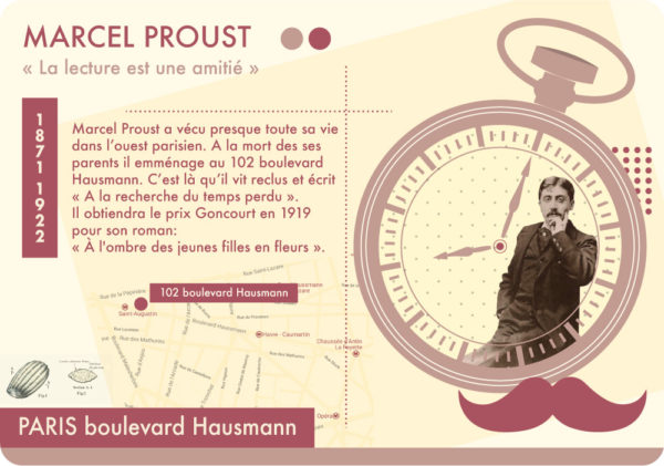 Carte Postale Marcel Proust