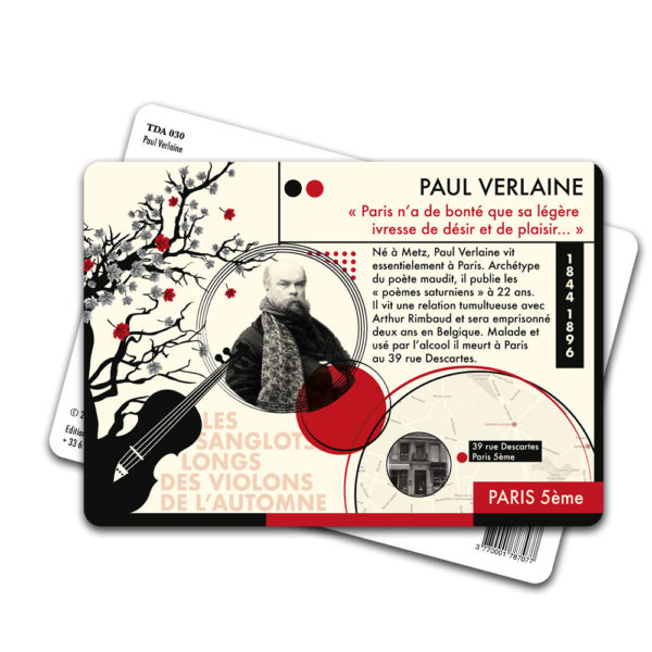 Carte Postale Paul Verlaine