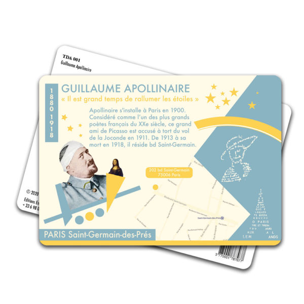 Carte Postale Guillaume Apollinaire