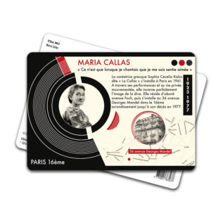Carte Postale Maria Callas
