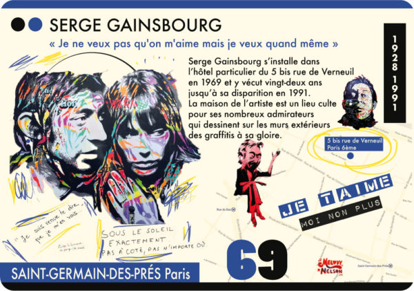 Carte Postale Serge Gainsbourg