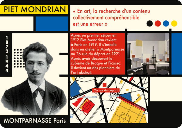 Carte Postale Piet Mondrian