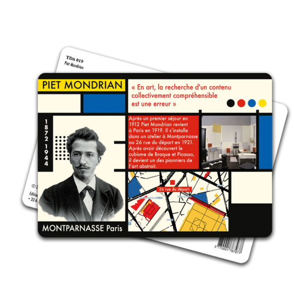 Carte Postale Piet Mondrian