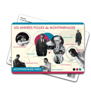 Carte Postale Les Années Folles à Montparnasse