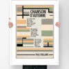 Affiche chanson d'automne verlaine