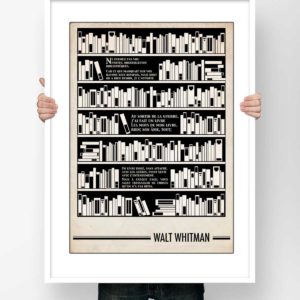 Affiche poème walt whitman