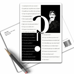 Questionnaire de Proust - Carte Postale Arts-Citations